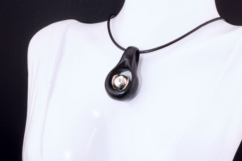 Inner Glow Ebony Pendant